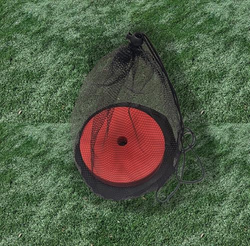 Spot Markers for Coaches/Training Equipment (Set of 10) Dots/Flat Cones - Non-Slip Spot Marker for Games and Sport Activities. Soccer, Football, Baseballm Basketball and More