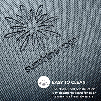 Voyage Yoga Mat, 6 Pack, 72" x 24" Professional Studio and Gym Bulk Yoga Mats, 5mm Thick, Durable, Anti-Tear, Non Slip Fitness and Exercise Mats - color: Calm Studio Multi
