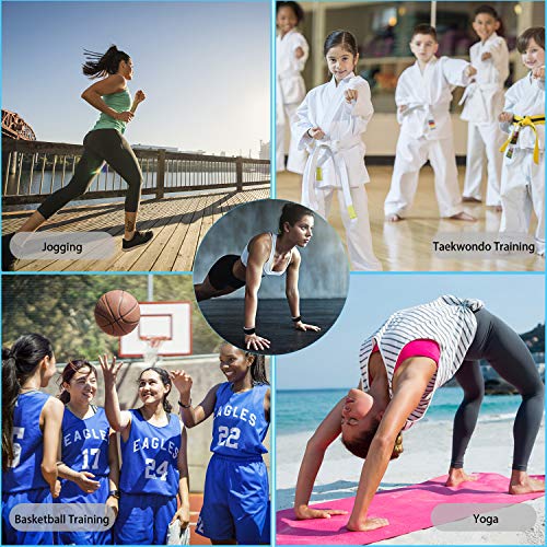 Pesas de Tobillo/Muñeca, Pesas de Puño de Mano de Brazo de Pierna Pequeña para Mujeres y Niños, Equipo de Ejercicio con Correas Ajustables para Gimnasio, Caminar, Trotar, Aeróbicos (1 Par)