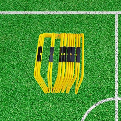 Football Agility Manager Jump Obstacles to Speed Training Hurdles Immediate Furnishings of Portable Folding Exercise for Field Sports