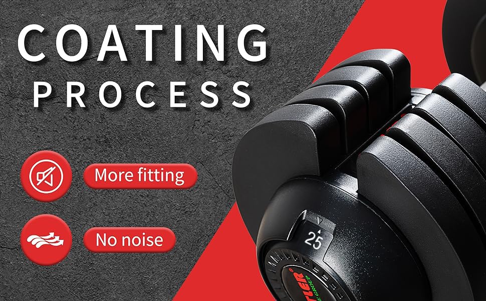 ALTLER Adjustable Dumbbell Set, 25/52LB Pair with Tray for Workout Strength Training Fitness, Adjustable Weight Dial Dumbbell with Anti-Slip Handle and Weight Plate for Home Exercise - size: 25LBS PAIR
