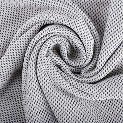 Cooling Microfiber Sports Sweat Towel for Golf Workout Swimming Gym Yoga Travel Camping Fitness - 40"x12" - Grey 2 Pack - color: Gray 2 Pack