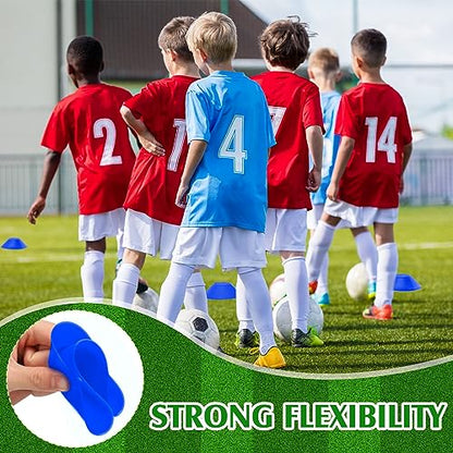 Hanaive Mini Soccer Cones for Agility Drills, 5 Inch - color: Lake Blue