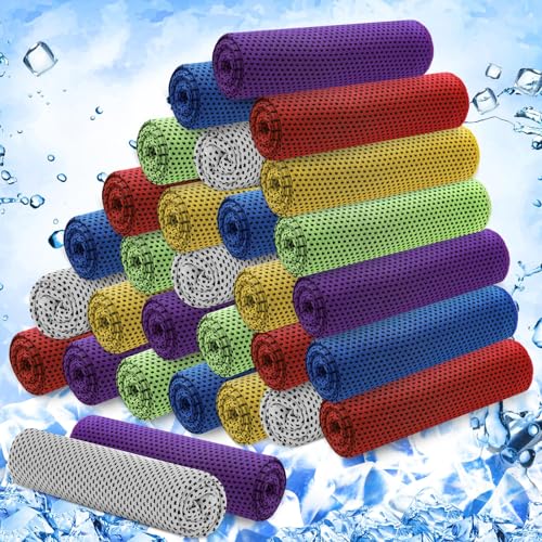 Hosuly 30 Pack Cooling Towels 40"x12" - color: Classic Color