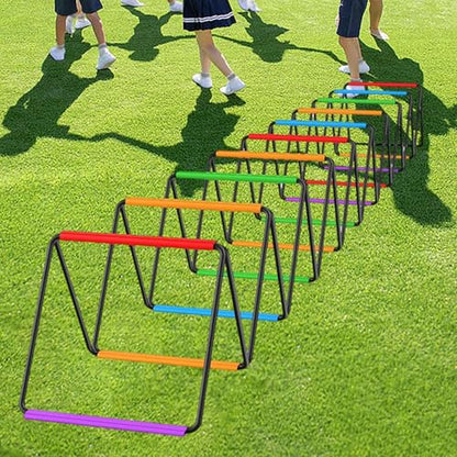 Agility Ladder, Football Ladder, Foldable Jumping Hurdles, Agility Training Equipment for Foot Exercises - size: 20 Grids