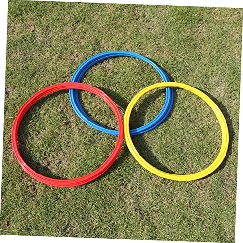 BESPORTBLE Ctr Ring 9pcs Drill Equipment Round Agility Rings Ladder Football Agility Ladder Training Rings Rings Fitness Equipment Training Circle Jumping Hoop Basketball Fitness Ring