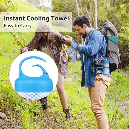 BOGI Cooling Towels for Neck and Face, Soft Breathable Cool Towel for Instant Cooling Stay Cool for Yoga, Sport, Gym, Camping, Running & More Activities