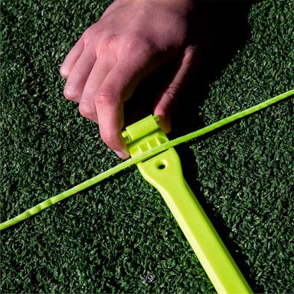 QuickPlay Agility Ladder for Speed and Agility Training - Adjustable 11 Rung Speed Ladder for Soccer, Football and Footwork Drills - Training Equipment for Kids, Youth and Adults with Carry Bag