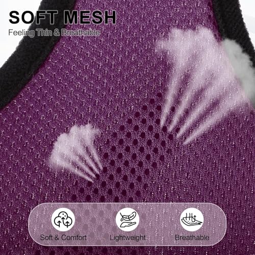 BINGPET Small Dog Harness, No Pull Step-in Puppy Pet Vest, Purple - color: Purple, size: XS (NECK: 10", CHEST: 10"-14")