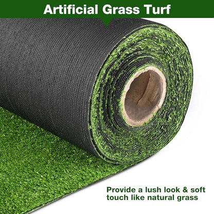 Yescom Large Gym Mat Flooring Sports Sled Pull Turf for Weight Football Push Sled Gym Equipment Outdoor Indoor 33'x3'x2Roll(198 Sq.Ft), 0.4" H