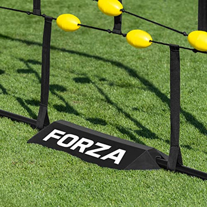 FORZA Goalkeeper Training Deflection Ramp | Durable Rubber Ball Deflector for Soccer- Ideal for GK Reactions, Reflex Training, and Shot Stopping Practice - Two Styles for Varied Training - style: Standard