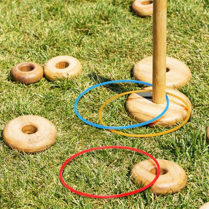 Kisangel 12 Pcs Plastic Tossing Rings Obstacle Course Ring Set Tossing Rings Carnival for Party Birthday Outdoor Games and Agility Practice