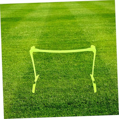 Abaodam Agility Speed Hurdles for Soccer Training Foldable Adjustable Height Practice Equipment Enhances Agility Coordination Jumping Skills for Athletes Versatile Football Training Aid