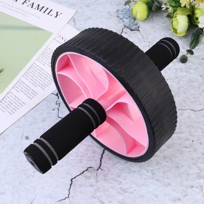 Outanaya Ab Roller Abdominal Wheel Core Training Fitness Equipment Lightweight Portable Exercise Wheel for Home Workout 9.84X6.81X1.69 Inches Build Abs Burn Calories