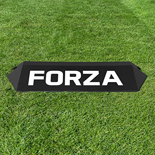 FORZA Goalkeeper Training Deflection Ramp | Durable Rubber Ball Deflector for Soccer- Ideal for GK Reactions, Reflex Training, and Shot Stopping Practice - Two Styles for Varied Training - style: Standard