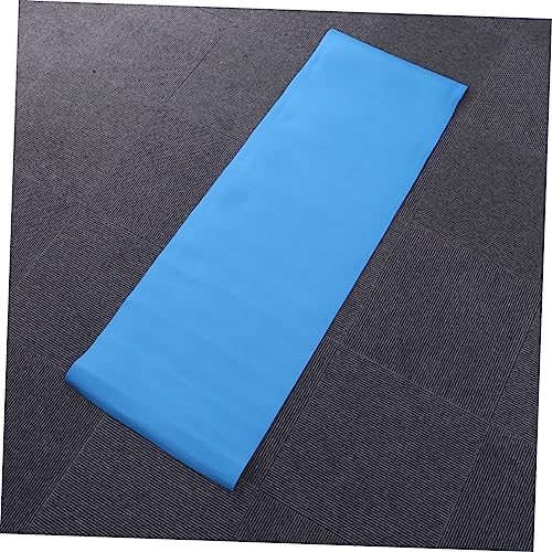LIOOBO Portable Eva Yoga Mat Slip Exercise Surface for Yoga Aerobic Fitness and Stretching Lightweight Blue Mat for Outdoor and Indoor Use