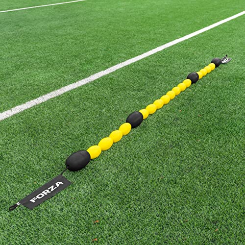 FORZA Single Line Goalkeeper Ball Deflector – Premium Soccer Training Tool for Enhanced Reaction Time & Ball Control - style: Without Weights