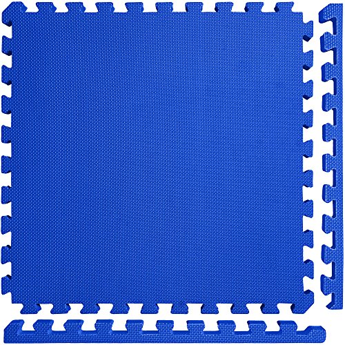 Meister X-Thick 1.5" Interlocking EVA Foam Mats - BL - 10 Tiles (40 Sqft) - color: Blue, size: 10 Tiles (40 Sqft)