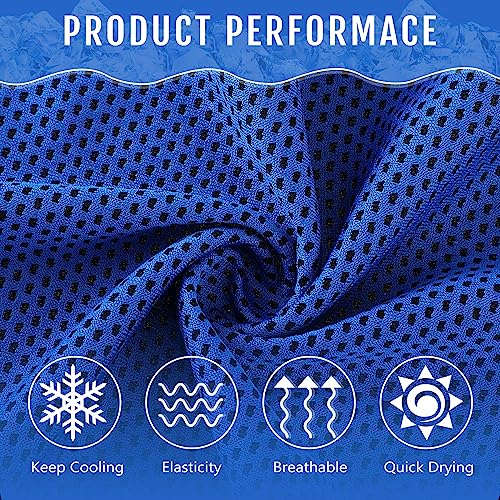 Hosuly 30 Pack Cooling Towels 40"x12" - color: Bright Color