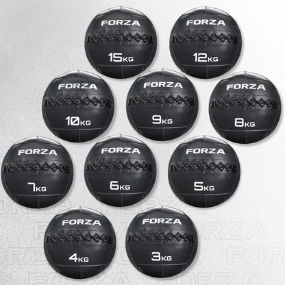 FORZA Wall Ball [6.5LBS-33LBS] | Durable Exercise Balls for Strength & Power Training - Available Individually or as a Set - size: Complete Set [6.5lb - 33lb]