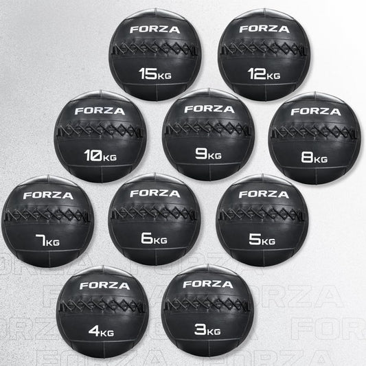 FORZA Wall Ball [6.5LBS-33LBS] | Durable Exercise Balls for Strength & Power Training - Available Individually or as a Set - size: Complete Set [6.5lb - 33lb]