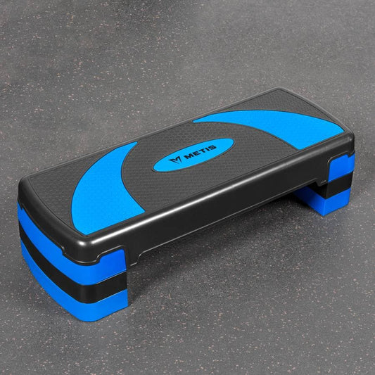 METIS Fitness/Exercise Step – Adjustable Height Levels (4in, 6in & 8in) | Aerobic Step - Home Gym Equipment | Step Up Box For Exercise | [2 Color Options]