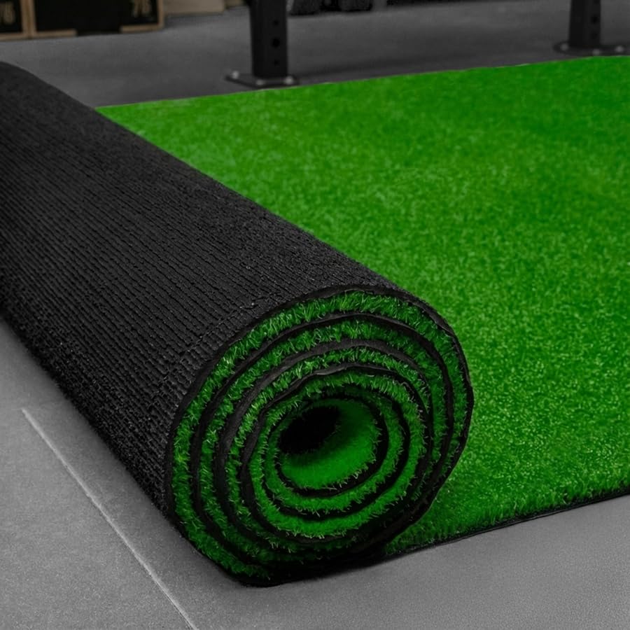 FORZA Sprint Track/Sled Track | Durable 33ft x 3.3ft Artificial Turf | Perfect for Sprint, Agility and Strength Training - color: Green