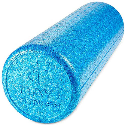 High-Density Foam Roller - color: Solid Blue, size: 18"
