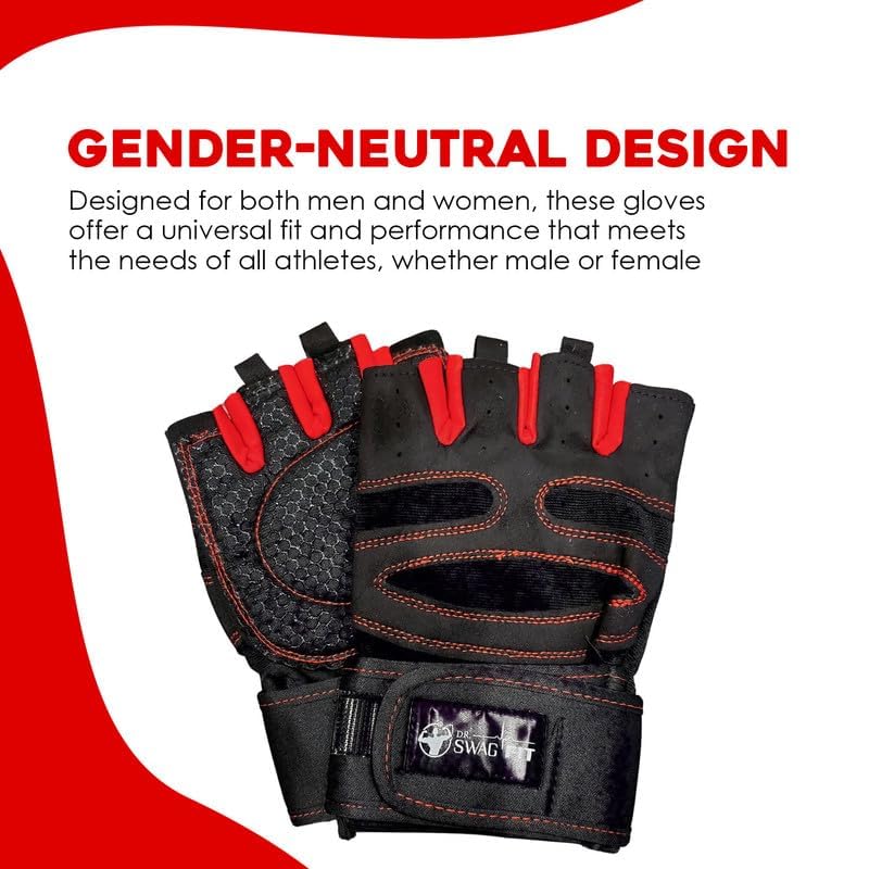 Dr. SwagFit Weight Lifting Gloves for Men & Women - size: X-Large