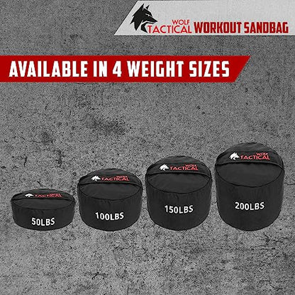 WOLF TACTICAL Sandbag Workout Bag Sand Bags for Weight Training Workout Sandbag Fitness Sand Bag