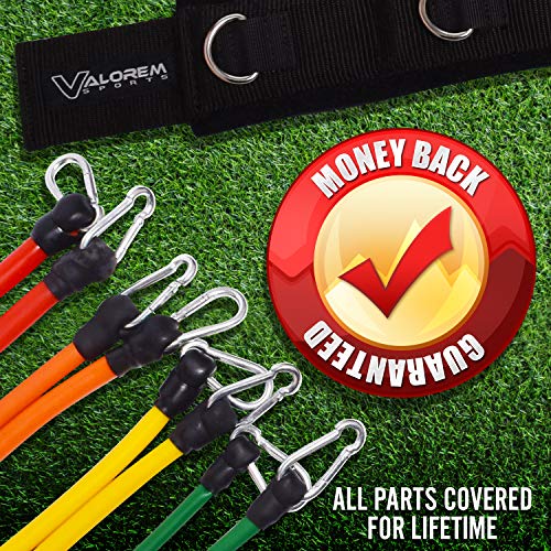 Speed & Agility Training Equipment Set - Includes 4 Agility Hurdles, 20 Disc Cones, Agility Ladder, Adjustable Leg Resistance Bands, Speed Parachute, Jumping Rope & Carry Bag - Designed For All Sports