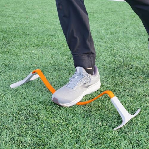 Meister ZoomFlex Agility Hurdles w/Carry Bag - Flex-Safe Modular Speed Training - color: Safety Orange