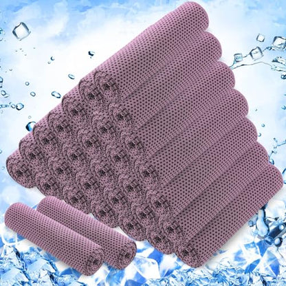 Hosuly 30 Pack Cooling Towels 40"x12" - color: Pink