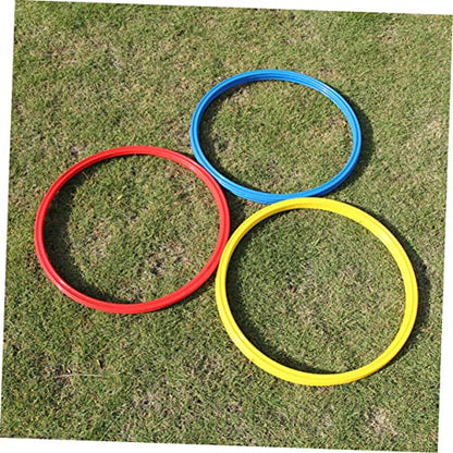 BESPORTBLE Ctr Ring 9pcs Drill Equipment Round Agility Rings Ladder Football Agility Ladder Training Rings Rings Fitness Equipment Training Circle Jumping Hoop Basketball Fitness Ring