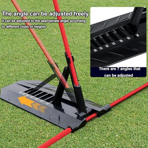 Compatible for Golf Alignment Rod Holder Practice Plate Swing Angle Posture Correction Trainer