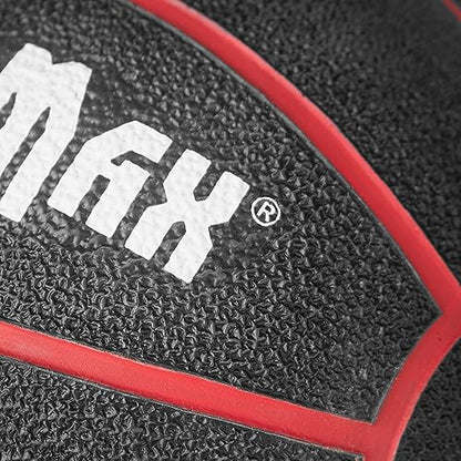 Gill Athletics PowerMax Weighted Rubber Medicine Ball - Weighted Exercise Ball, Medicine Balls for Exercise, Wall Ball or Slam Ball for Strength Training, Indoor/Outdoor Workout Ball - style: 8K