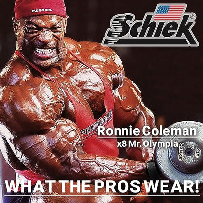 Schiek Ronnie Coleman Signature Series Lifting Gloves - Weight Lifting Grip Gloves