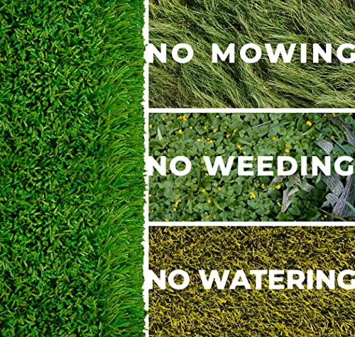 VViViD Artificial Grass Synthetic Weatherproof Vinyl Turf Mat Roll (1ft x 3.33ft (40 Inch))