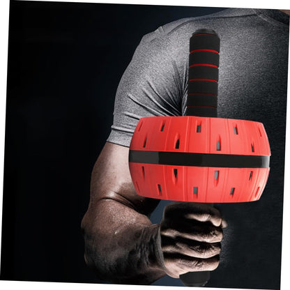 Happyyami Silent Ab Roller Wheel with Large Design and Knee Mat Abdominal Muscle Trainer for Home Gym Fitness Suitable for Men Women Beginners and Experts