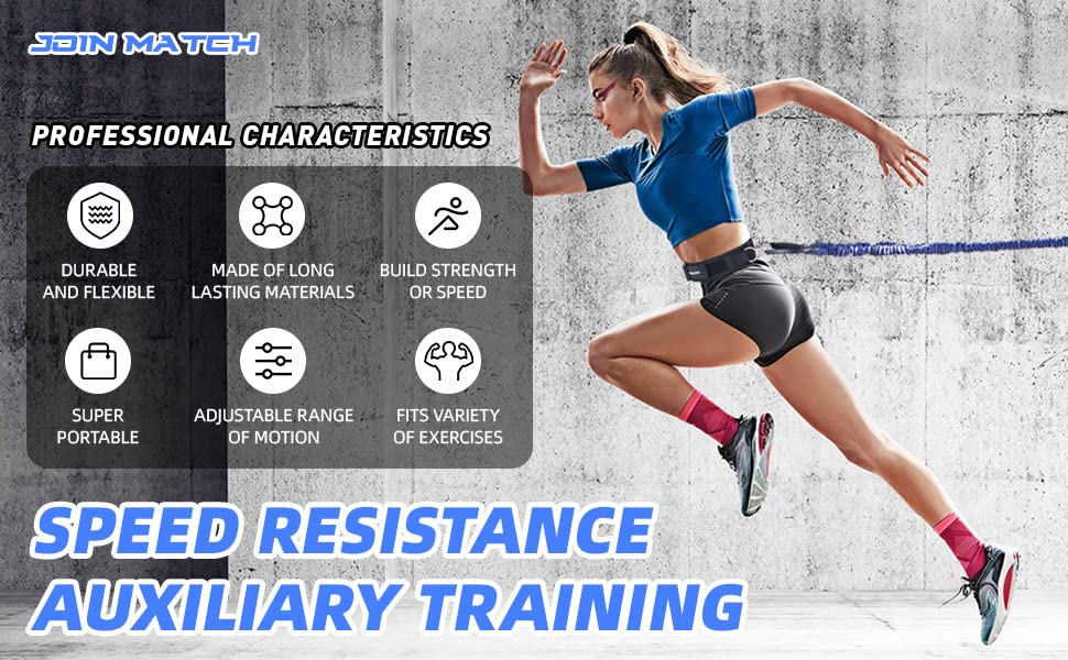 80Lbs Resistance Bungee Cord Speed Training Set, Dual Resistance Cord(8-22'), Improve Agility Focus Strength Power, for Basketball Tennis Football Volleyball, Help You Build Muscle
