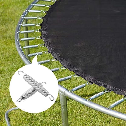 6 Pack Trampoline Springs Replacement 5.5 Inch Heavy Duty Stainless Steel Fitness Rebounder Extension Spring for Outdoor Trampolines Recreational Indoor Exercise Trampoline Mini Trampoline