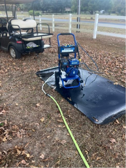 Efficraft HDPE Yard Drag Sled with Steel Pull Cable, 110.2x47.2 in 2200 lbs
