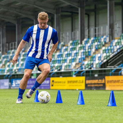 FORZA Flexi Cones [10 Pack] | Ultra-Durable Training Cones for Sports Drills and Practice – Available in 9 Bright Color Options