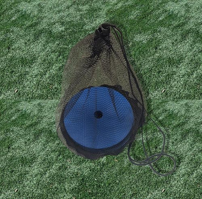 Spot Markers for Coaches/Training Equipment (Set of 10) Dots/Flat Cones - Non-Slip Spot Marker for Games and Sport Activities. Soccer, Football, Baseballm Basketball and More