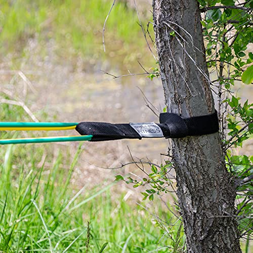 Resistance Exercise Band and Resistance Tube Anchors (Strap or Door Anchor)