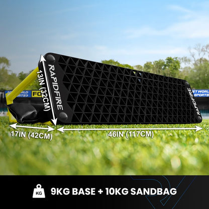 FORZA METIS x RapidFire Interactive Wave Rebound Boards | Reaction Soccer Training Equipment with App-Enabled Lights - Improve Speed, Agility, and Ball Control - size: XL (46In x 12.5In), style: 4x Lights & 2x Boards