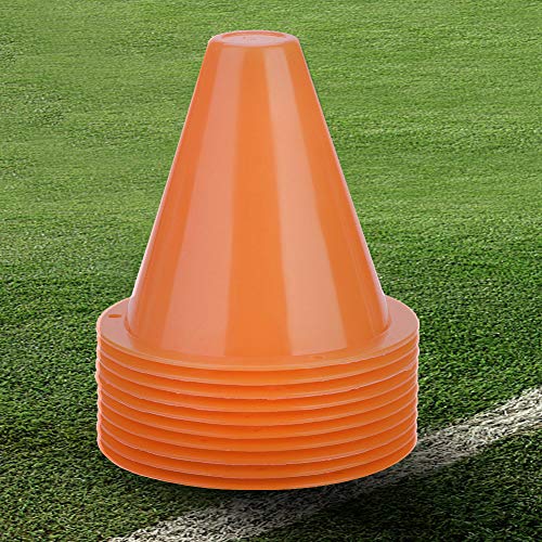 Alomejor Agility Cones, Soccer Training Cones Lightweight Portable for Football Soccer Practice Drills