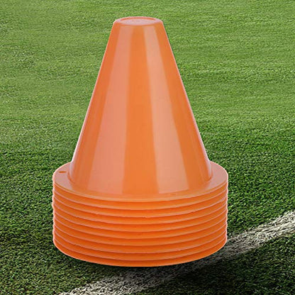 Alomejor Agility Cones, Soccer Training Cones Lightweight Portable for Football Soccer Practice Drills