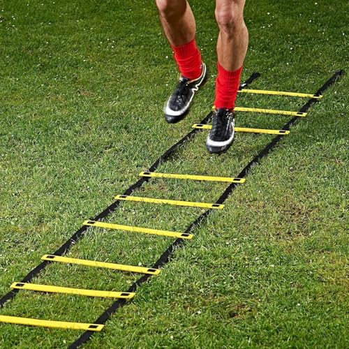 Agility Ladder Training Speed Ladder Stairs Professional Polypropylene Footwork Ladder for Soccer Fitness with Storage Bag