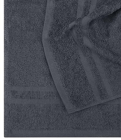 Utopia Towels Cotton Bleach Proof Salon Towel 16 by 27 inches, Bleach Safe 100% Cotton Hand Towel for Gym, 12 Pack, Dark Grey - color: Dark Grey, size: 12 Pack